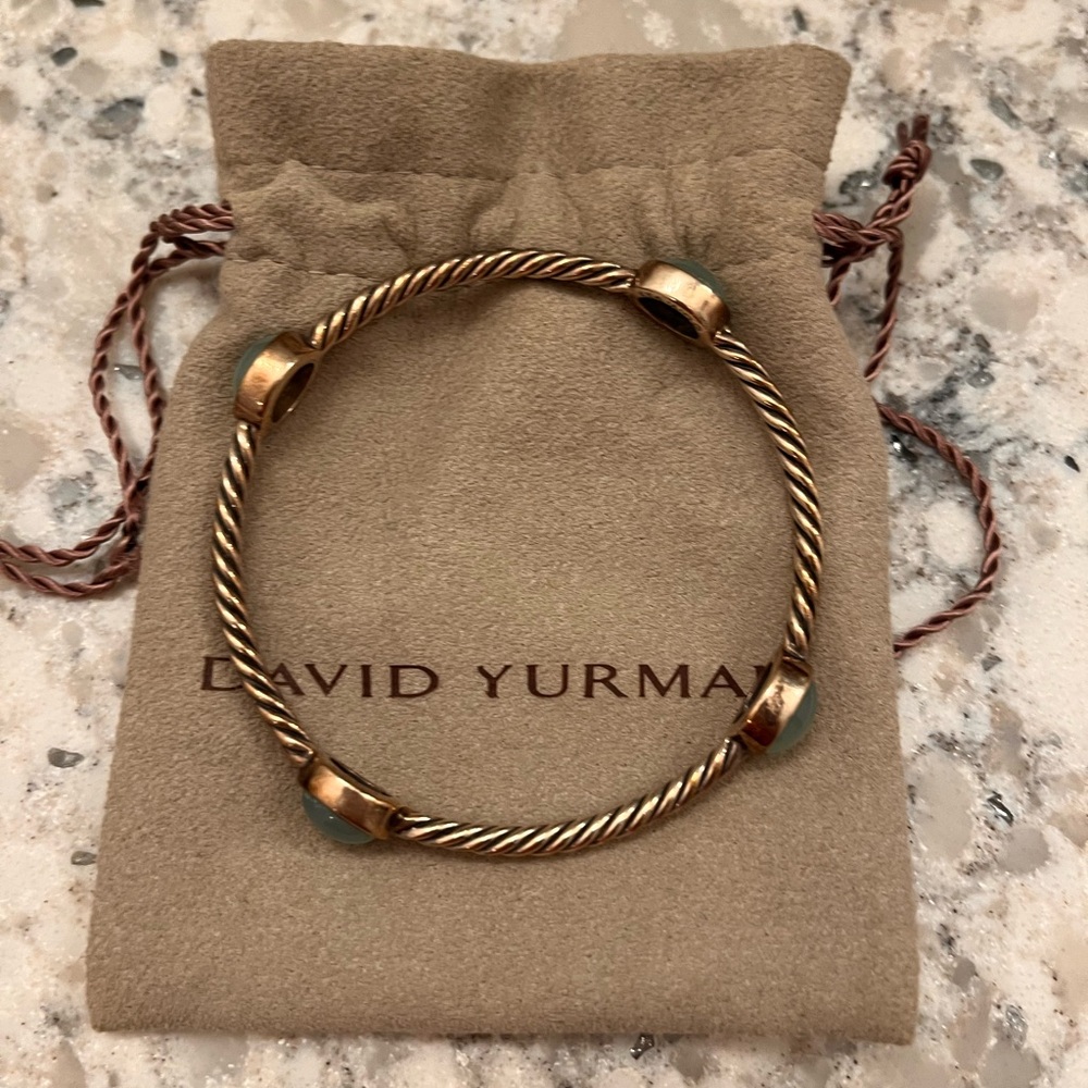 David Yurman Silver Cable Twist Bracelet